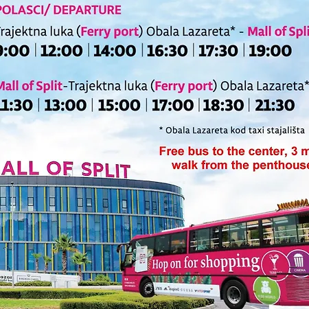 Luxury Modern Penthouse W Jacuzzi & Huge Terrace * 斯普利特